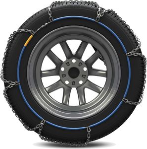 KÖNIG CB-12 Snow Chains, Size 100 – Durable Winter Tire Traction