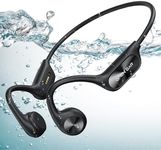 Bone Conduction Headphones Swimming Headphones, IP68 Waterproof Wireless Headset Bluetooth v5.3, Built-in 32G with MP3 Player, Open Ear Sports Earphones for Swimming, Sports, Running, Driving