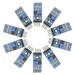 Hailege 10pcs TCRT5000 Infrared Reflective Sensor IR Photoelectric Switch Barrier Line Obstacle Avoidance Module Tracing Sensor Tracing Module for Smart Car Robot