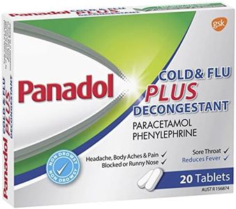 Panadol Plus Cold & Flu Decongestant 20 Tablets