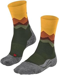 FALKE Men's TK2 Explore Hiking Socks, Green (Vertigo 7962), 6.5-8.5, 1 Pair