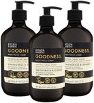 Baylis & Harding Goodness Lemongrass & Ginger Hand Wash, 500 ml (Pack of 3) - Vegan Friendly