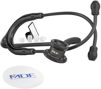 MDF Instruments MD One Stainless Steel Premium Dual Head Infant-Neonatal Stethoscope (MDF777I-BO) - All Black