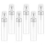 KALIONE 6 Pcs Refillable Plastic Perfume Atomizers 5ml Travel Spray Bottle Mini Spray Bottle Clear Travel Atomizer Empty Spray Bottles for Hair Face Plant