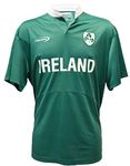 Lansdowne Men Ireland Shamrock 100% Polyester Short Sleeve Rugby Performance Shirt Green Colour (Large)