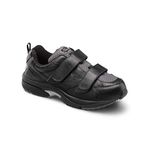 Dr. Comfort Winner-X Men Sneakers Athletic Shoes w/Gel Inserts-Therapeutic Diabetic Mens Running Shoes, Black, 10 Wide