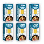 LIVIVA Dried Shirataki Spaghetti 120g (Pack of 6) Low Calories: 25 Calories, 0g of Fat and 0g of Sugar