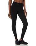 Danskin Women's Plus Size Signature Wide Waist Yoga Ankle Legging, Rich Black, 1X