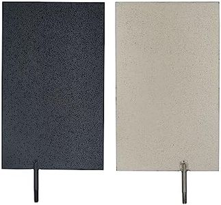 2PCS Electrodes, Titanium Anode Plate with MMO Ruthenium-Iridium Coating and Cathode Electrolytic Plate without Coating for Electrochemical Application and Swimming Pool Cleaning