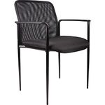 Boss Stackable Mesh Guest Chair, Black