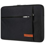 Lacdo Laptop Sleeve Case for 13 inch New MacBook Air M3 A3113/M2 A2681/M1 A2337 A2179 2024-2018, 13 inch New MacBook Pro M2/M1 A2338 A2251 A2289, 13 inch iPad Pro M4 / iPad Air M2 OLED 2024, Black