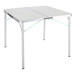 REDCAMP 32" Square Folding Card Table, Lightweight Portable Fold in Half Small Card Tables for Adults Indoor Outdoor Use, White