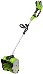 Greenworks 40V 12-Inch Brushless Cordless Snow Shovel, 20ft Throwing Distance, 12" Wide & 6" Deep Clearing, Electric Snow Thrower Blower Removal Tool for Patio/Driveway/Steps/Winter Storm (Tool Only)