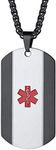 PROSTEEL Medical Alert Dog Tag Incl