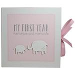 My First Year Record Book Petit Cheri Collection Gift - Pink Baby Girl 5338