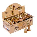 Pure Temptation Chocoblast Chocolate-Filled Waffle Cones [20 Pieces Chocolate Box] Snacks for Kids & Adults- Non-Meltable Chocolate Gift Pack- Individually Wrapped Chocolate Cone Bites- Roasted Almond