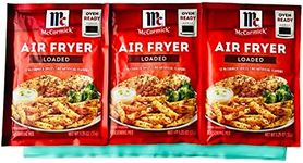 Air Fryer Seasoning Mix Bundle with 3 of McCormick's Loaded Air Fryer Seasoning Mixes & 1 Bag for Leftovers. Mix Delivers the Irresistible Flavors of a Loaded Potato on Chicken or French Fries!