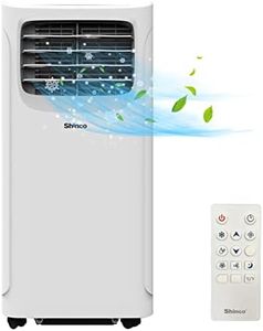 Shinco Portabl Air Conditioner with Exhaust Hose, 9000BTU, 2.6 kW, Cooling & Ventilating & Dehumidifier, Mobile Air Conditioner with Sleep Mode, Room Size up to 22㎡, 24-Hour Timer