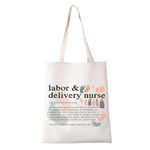 L&D Nurse Makeup Bag Labor And Delivery Nurse Cosmetic Bag L&D Nurse Gift Lifeline Gift Nicu Nurses Week Gift (labor & delivery nurse tote bag CA)