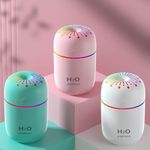 Leaf &Nectar Humidifier for Room Moisture, Aroma Diffuser for Home, Mist Maker, Cool Mist Humidifier, Small Quiet Air Humidifier, Ultrasonic Essential Oil Diffuser Electric (Galaxy)