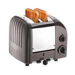 Dualit Classic 2-Slice Toaster, Charcoal