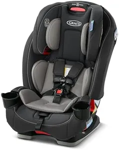 Graco Slimfit 3 in 1 Convertible Car Seat | Slim & Comfy Design Saves Space in Your Back Seat, Redmond