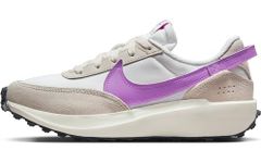 Nike Womens WMNS Waffle Debut Running Shoe, WHITE/RUSH FUCHSIA-LT OREWOOD, 3.5 UK