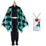 shengo Cosplay Costume Outfit Set for Adults, Kimono Cosplay Outfits with Bamboo, Halloween Party Costumes Cosplay Clothes for Women