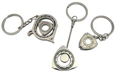 GT//Rotors Mazda Keychain Rotary Wankel Keychain Gift Set - Metal Key Chain Fob RX-7 RX-8 RX-6 [3 Pack]