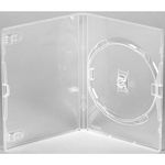 Media Replication 50 X Genuine Amaray Single DVD Clear Case 14mm Spine - Pack of 50