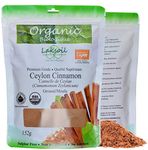 Certified Organic 152g/5.42oz Pure Ceylon/True Cinnamon Powder