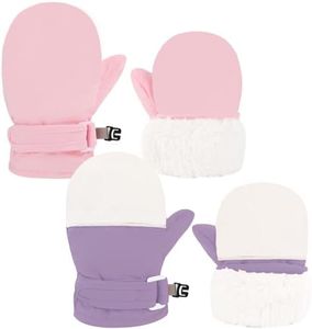 Sea Zaela Baby Toddler Winter Snow Gloves Waterproof Mittens Fleece Lined Infant Baby Boys Girls Winter Warm Gloves 6-24 Month