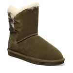 Bearpaw Women's 2588W Ankle Boot, DARK OLIVE, 8 UK