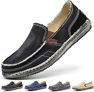 Zapatos de Lona a la Moda para Hombre, Mocasines, Zapatos Planos Informales, Zapatos de Guisantes, Zapatos de conducción, Zapatos de Cubierta de Barco