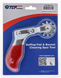 TCP Global Polishing and Buffing Pad Cleaning Spur Tool for Revitalizing Polisher Compound Pads and Bonnets