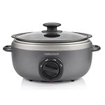 Morphy Richards 460022 Sear and Stew 3.5 Litre Oval Slow Cooker Titanium