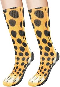 FreeNFond Funny Animal Paw Socks Gag Gifts for White Elephant Gift Exchange