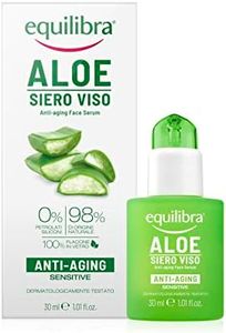 Equilibra Viso, Aloe Siero Viso Anti-Aging, Antirughe a Base di Aloe Vera per Pelli Sensibili, Leviga e Illumina, Idratante e Protettivo, Contrasta i Segni del Tempo, 30 ml