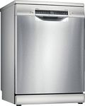 Bosch Home & Kitchen Appliances Bosch Series 6 SMS6TCI00E Dishwasher with 14 place settings, A Energy Rating, PerfectDry, AntiFingerprint, Freestanding, Silver