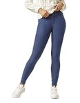 HUE Women's Ultra Soft Fleece Lined Denim Legging, Medium Wash, Small