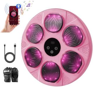 renZEC 2025 Music Boxing Machine for Adults and Kids, Smart Bluetooth Punching Bag with Boxing Gloves, Boxing Wall Mount Machine, Target Training Equipment for Home, Office, Gym(Upgrade)