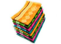 Cotton Colors Cotton Hand Towel 300 GSM (Set Of 8, Multicolour)