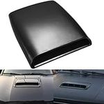 KATUR Universal Car Decorative Air Flow Intake Hood Scoop Vent Turbo Bonnet Cover Black