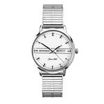 Sekonda Men's Watch, Silver Sunray Dial with Stainless Steel Expander Bracelet 1951