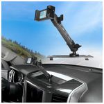 WXRYLYN 2018 RAM Dash Mount Phone Holder for 2013-2018 Truck Ram 1500 2500 3500 Metal Dash Platform Phone Mount Phone Holder 2018 Ram Cell Phone Holder Dash Phone Mount