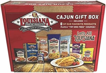 Louisiana Fish Fry Products Fish Fry, NEW 8 Item Gift Box Set with Coupon