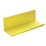 Magnetic Pen Holder Shelf for Fridge | Whiteboard Marker Organiser Ledge with Magnet Backing | Sticks to Most Metal Surfaces, Holds up to 500g | use as Phone Stand or use for Recipes (Yellow)