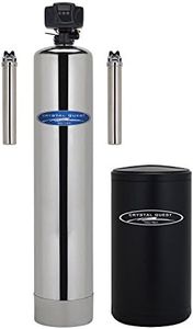 Crystal Quest Tannin Whole House Water Filter – Stainless Steel – 2.0 Cubic Feet – Automatic Backwashing, Sediment Removal, Hard Water & Tannin Filtration, Whole Home Water Filtration System