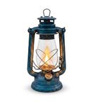 Lalten Desi Kerosene Hurricane Lantern Glass Lamp Hanging Traditional Home Decoration Outdoor Camping Light Oil Burning Lantern Metal (Pack of 1), [Sold Without Kerosene]