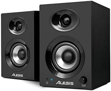 Alesis Elevate 3 MKII - Powered Desktop Speakers for Home Studios, Video-Editing, Gaming and Mobile Devices